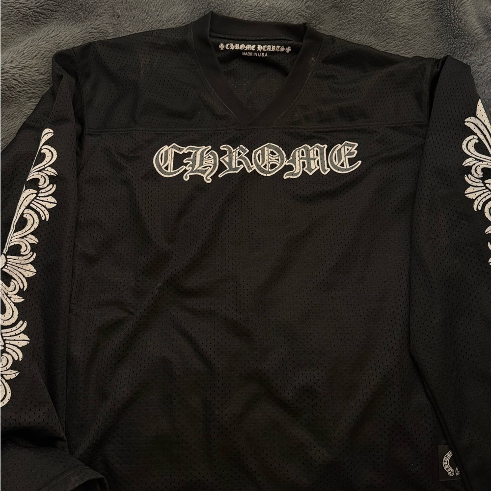 Chrome Hearts Black Mesh Shirt